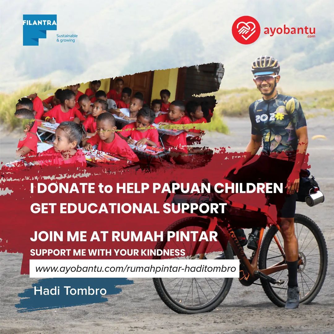 Majukan fasilitas pendidikan anak di Papua bersama Hadi Tombro melalui program Rumah Pintar