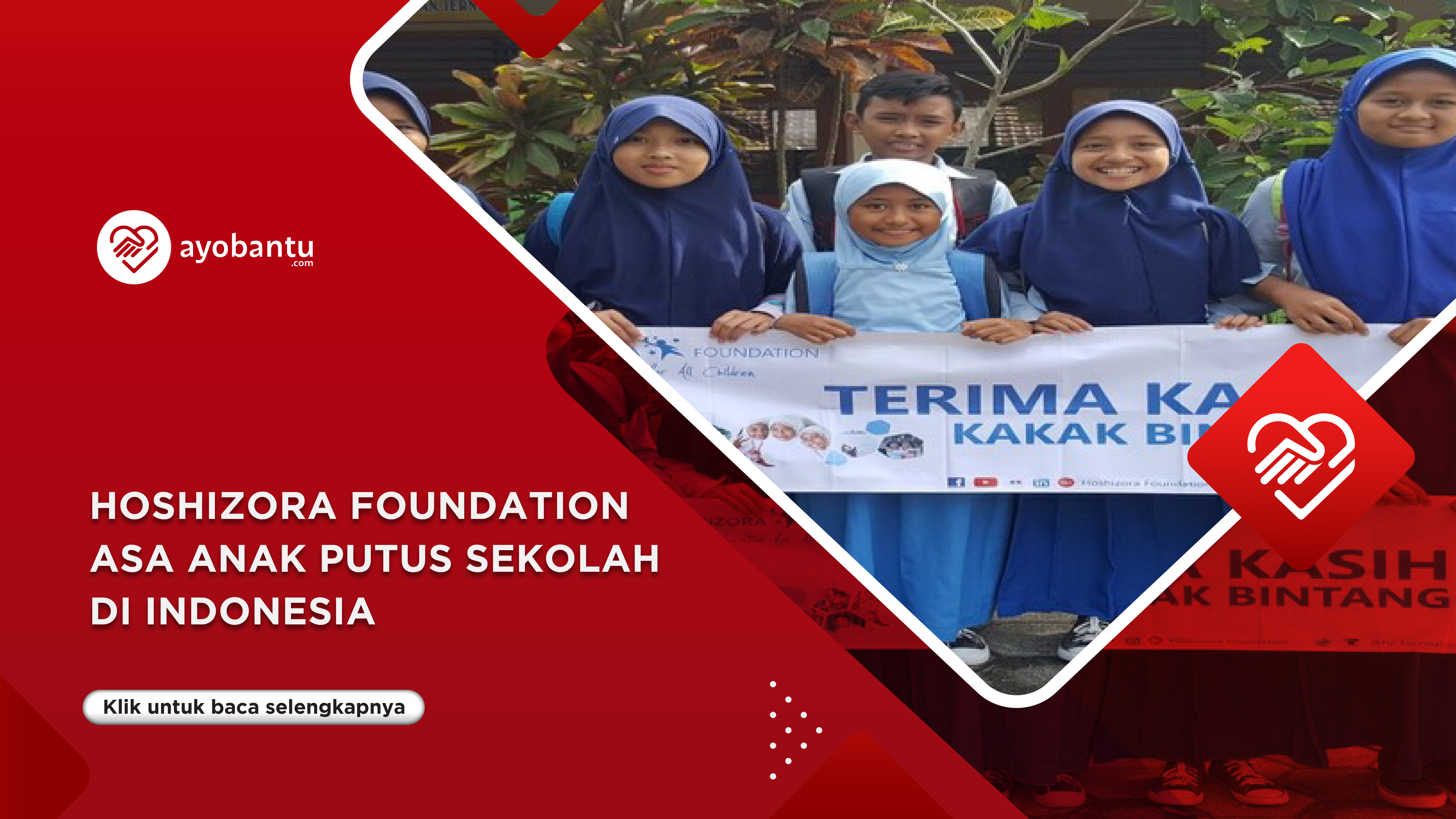 Hoshizora Foundation, Rajut Asa Anak Putus Sekolah Indonesia