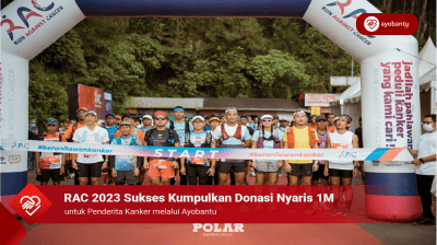 RAC 2023, Sukses Kumpulkan Donasi Nyaris 1M untuk Penderita Kanker melalui Ayobantu.com
