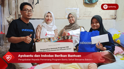 Ayobantu dan Indodax Berikan Bantuan Pengobatan Kepada Pemenang Program Bantu Sehat Bersama Batch I
