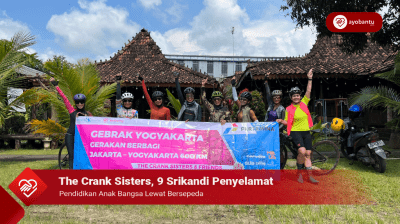 The Crank Sisters, 9 Srikandi Penyelamat Pendidikan Anak Bangsa Lewat Bersepeda