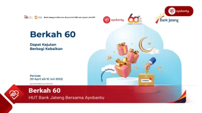 Berkah 60 Hut Bank Jateng Bersama Ayobantu