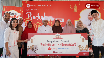 INDODAX dan Bank CIMB Niaga Berkolaborasi dengan Ayobantu untuk Program CSR Ramadan
