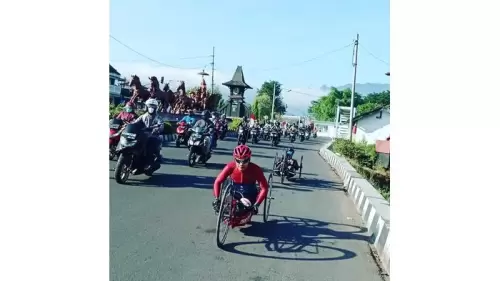 Atlet difabel paracycling Indonesia, Slamet Kardiman.